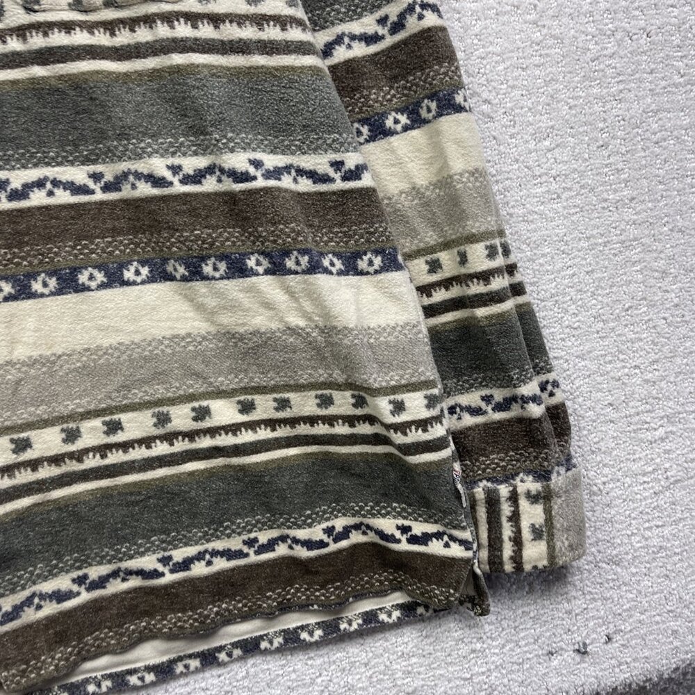 VTG Private member Heavy Button-Down Over Shirt L Aztec Southwest Pattern Retro - Picture 4 of 16